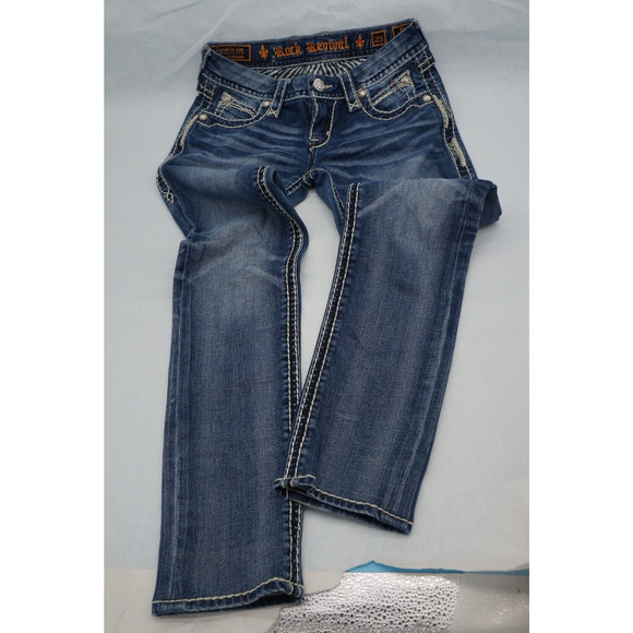 Rock Revival Womens Size 25x27 Phyllis Easy Skinny Jeans - Picture 9 of 10